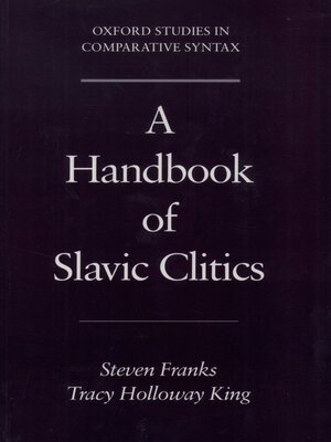 cover image of A Handbook of Slavic Clitics